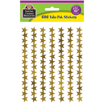 Gold Foil Star Stickers