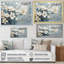 «Blue and Gold Painted Magnolias VI», art mural sur toile Magnolias-1645622317-1645623254-1619735686