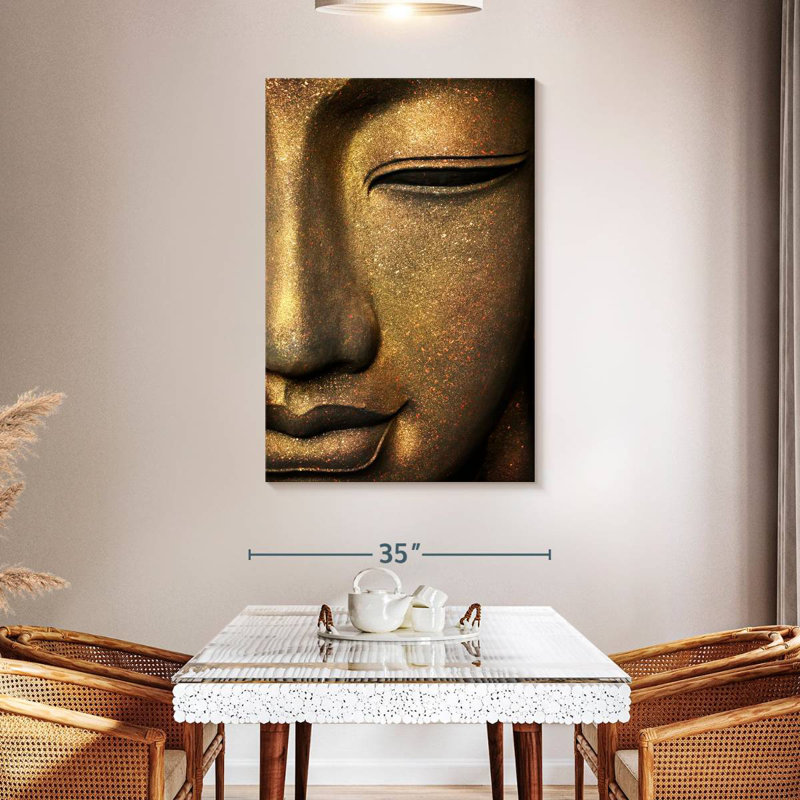 Adella Cropped Buddha Face, 30" H x 20" W