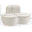 Chaise rembourrée en velours Swerve-1425424402
