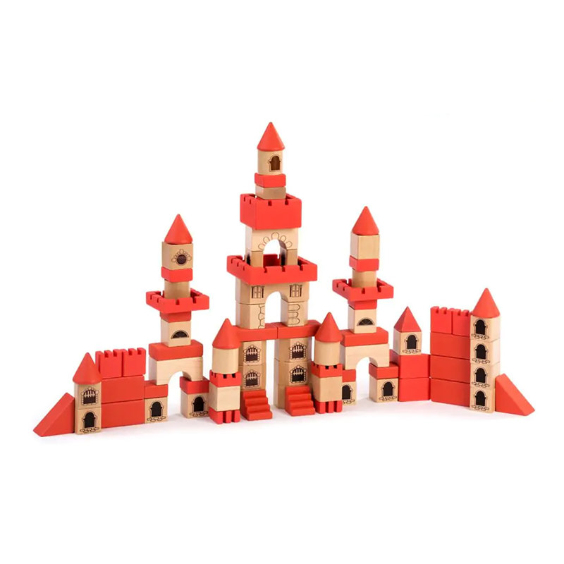 Château empilable en bois