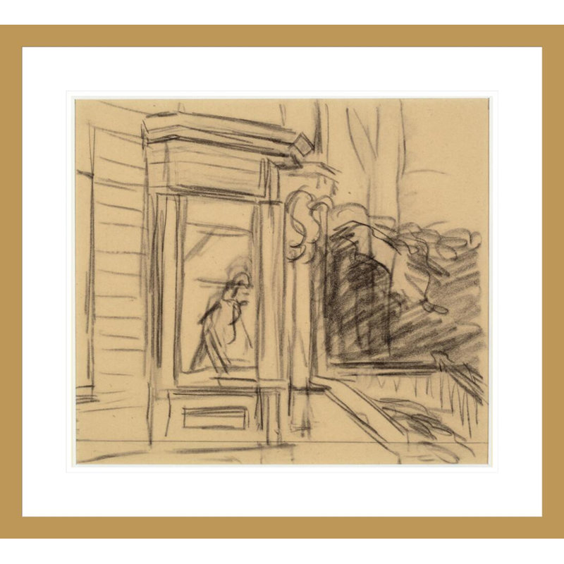 «Study for Cape Cod Morning» par Edward Hopper, impression giclée encadrée, 23.5" H x 25.8" W