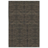 One-of-a-Kind Gemini Hand-Knotted 9'10" x 13'1" Area Rug in Black/Tan