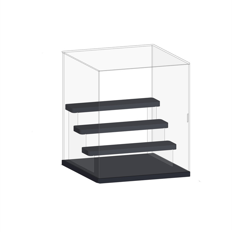 Acrylic Display Box, 10.62" H x 9.25" W x 8.66" D