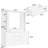 79'' H X 63'' W 3-Drawer Bookcase Storage Cabinet