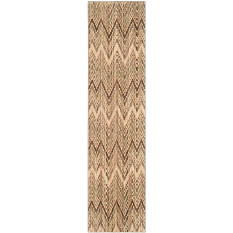 Tapis Sarabia Infinity Performance Chevron, Tapis de couloir 2 pi x 8 pi