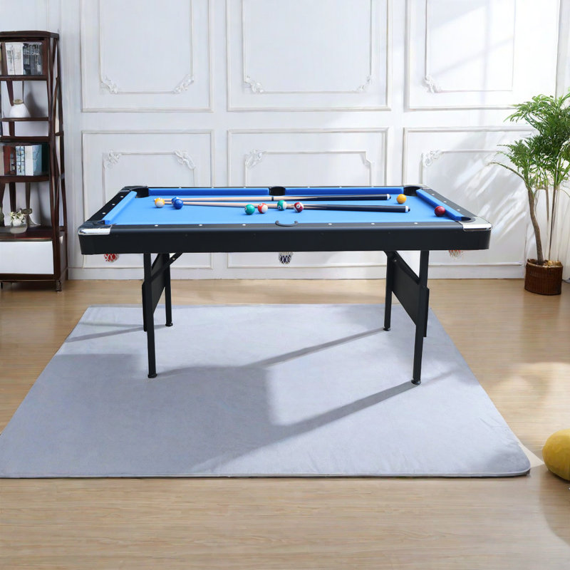 Table multi-jeux 65,75 L, Bleu et noir