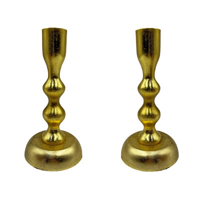 7'' H Aluminum Tabletop Taper Candlestick