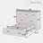 Multi-functional Foldable Murphy Bed  With Charging Station And 1 Large Storage Drawer-674133891-674133890
