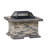 Coonrod Square Concrete Fire Pit Table with Lid