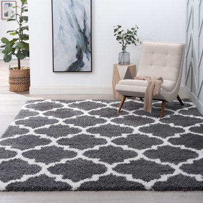 Tapis gris / blanc Jasmyn