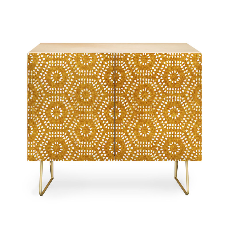 Barchov Accent Cabinet, Gold