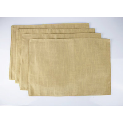 Ensemble de 4 napperons bourgogne