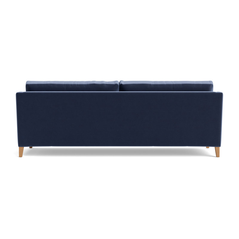 Gigi No Skirt 95 Sofa, Performance Velvet - Indigo, Natural