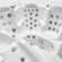 Bueno Spa Dallas 6 - Person 82 - Jets Square Acrylic Hot Tub with Cover and Ozonator in White