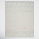 Lenwood Geometric Beige/Aqua Indoor / Outdoor Area Rug