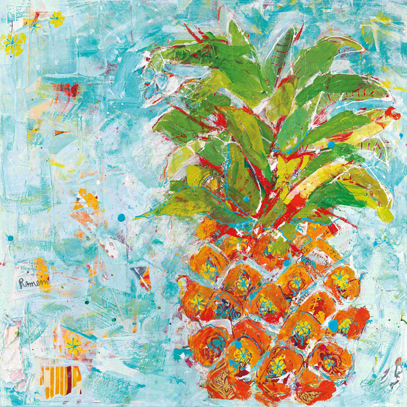 Pinneapple Bright SP - Impression sur toile tendue, H 12 po x l 12 po