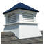 Spearman 20 po X 20 po X 26 po Coupole en vinyle composite avec toit en aluminium noir
