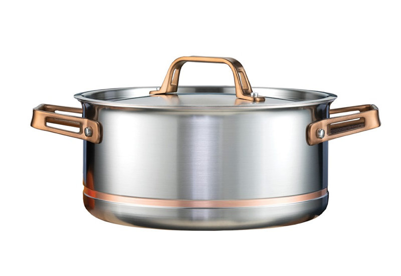 Cocotte 5,1 L Meyer CopperClad avec couvercle