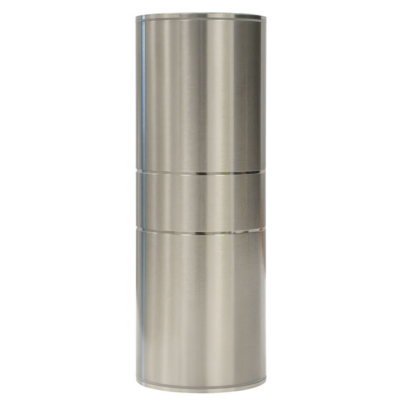 Applique murale d'extérieur DEL cylindrique, Brushed Nickel, Up/Down, No Integral Emergency Battery