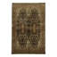 Hand-Knotted High-Quality Black and Red Area Rug