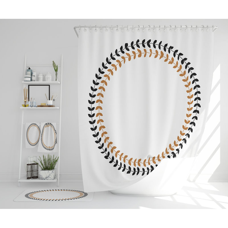 Neiva Polyester Shower Curtain Set