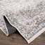 Tapis oriental brun lavable à la machine Eldon-535617956