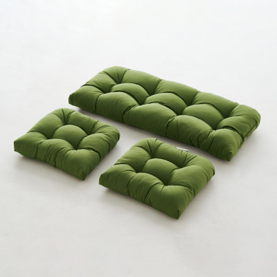 Loveseat Outdoor Cushions Set 3 Piece by Latitude Run