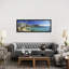 «Panoramic Buildings long the Coastline, Diamond Head, Waikiki Beach, Oahu, Honolulu, Hawaii, reproduction de photo sur toile-1948447231-1895437169