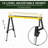 Hud 100cm W Steel Top Height-Adjustable Workbench