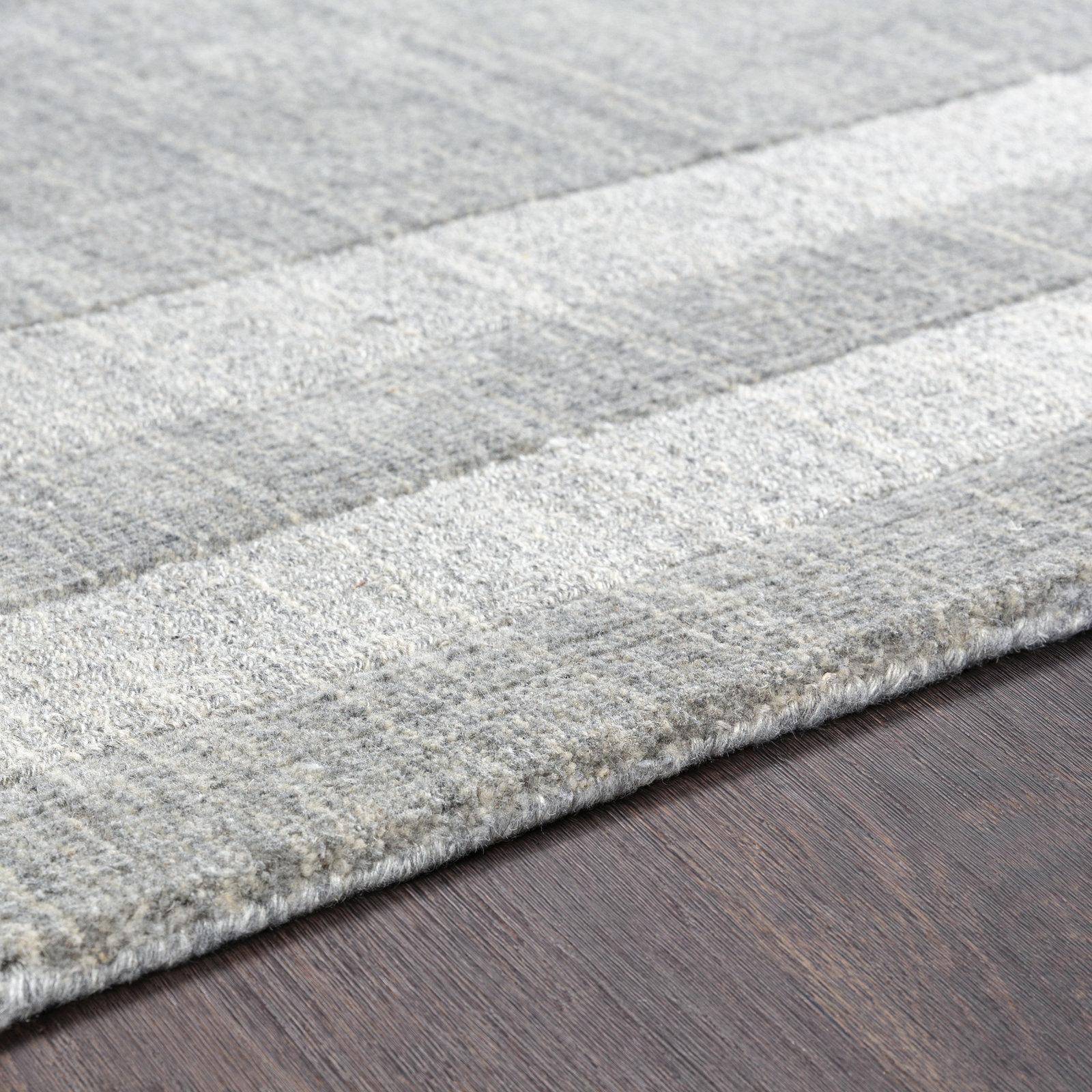 Pierson Medium Gray Hand-Tufted Rug, Runner 2'6" x 8'