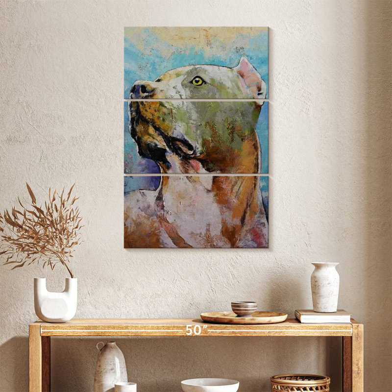 Brampt Pit Bull, 38" H x 24" W