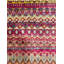 Rumi Ikat Hand Knotted Silk Garden Area Rug-49207766