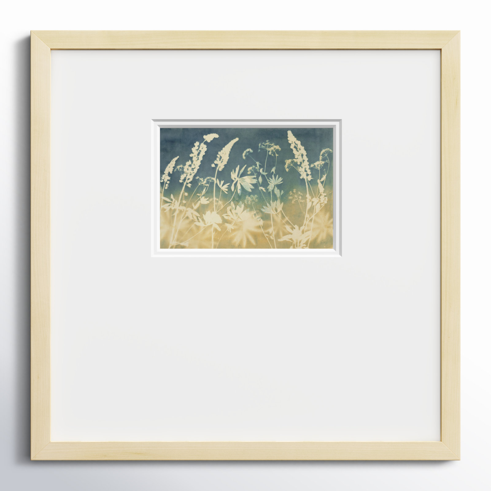 Solstice Lupine, 21" H x 21" W x 1.25" D