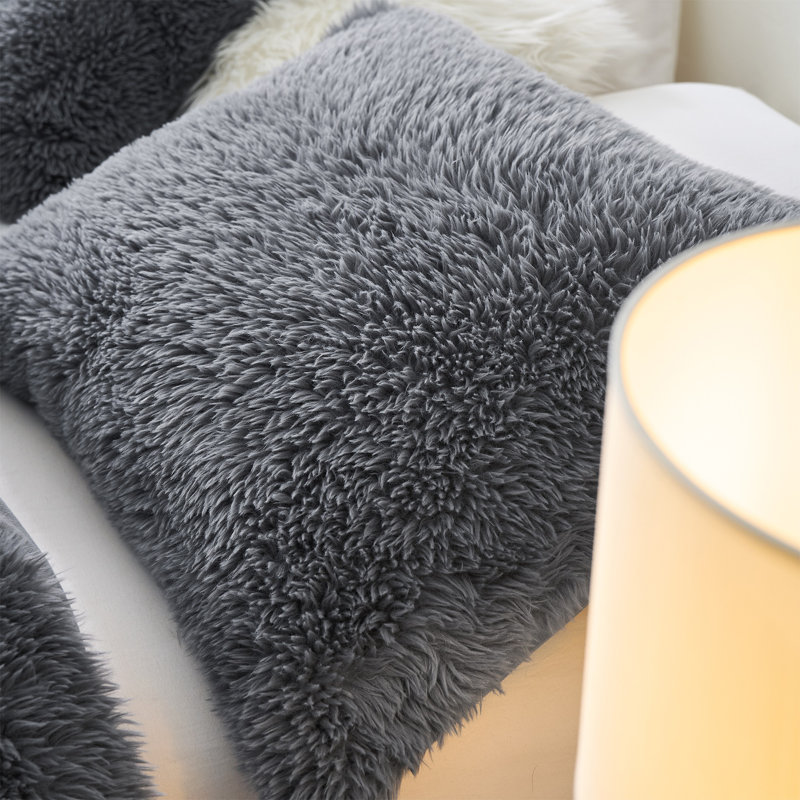 Alaskan Winters Coma Inducer Pillow Sham, King, Gray