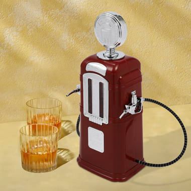 1000cc Double Guns Liquor Pump GAS Station Beer Dispenser Alcohol Liquid Soft Drink Beverage Dispenser Machine Bar Butler Tools (Red)