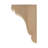 12 in x 2-1/2 in x 8 in Unfinished Medium Solid Traditional Plain Wood Bracket Corbel-51892127