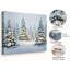 Art mural sur toile Twilight Lights in Winter Grove-1269807477