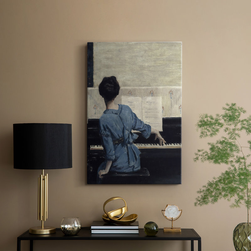Impression de portrait rétro Lxxxv - galerie enveloppée de cavas, H 18 po x l 12 po