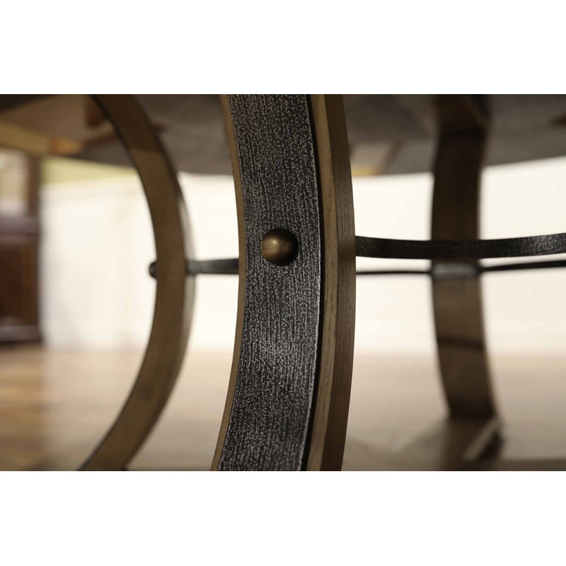 Jupe Mink Extendable Solid Wood Dining Table, Heather Gray
