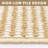 Neutral Non-slip Kitchen Mat Runner (Set of 3)-150168110