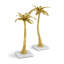 Palm Candleholders 2 -Piece Set