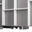 Grand lit escamotable rotatif avec supports de rangement cachés-1776278507