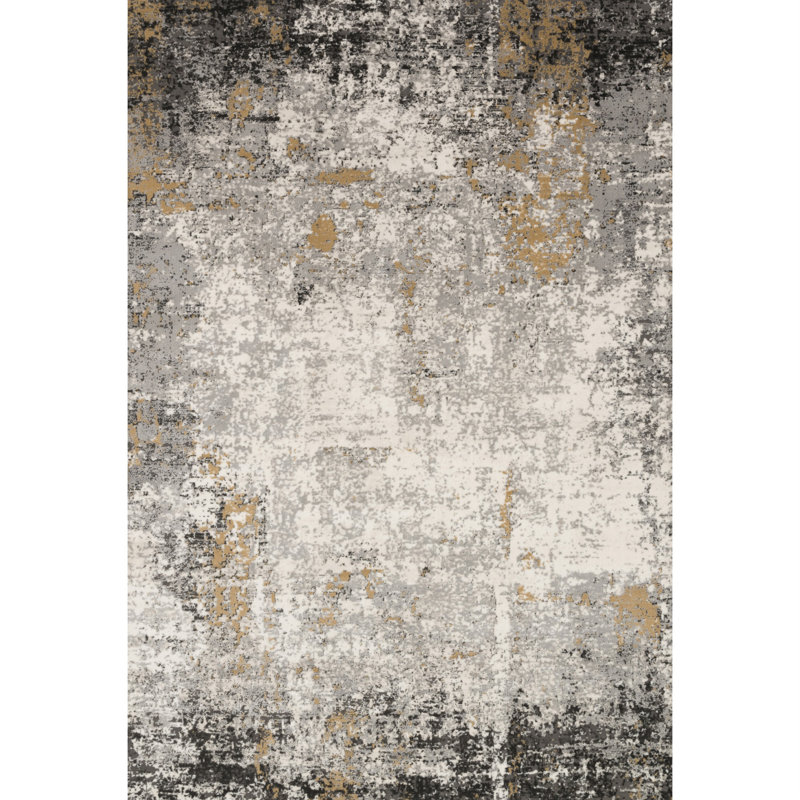 Liddle Abstract Indoor Rug, Rectangle 9'9" x 13'6"