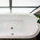 35" Cable Drive Pop-Up Bathtub Drain Trim with PVC Assembly and Ball Joint Elbow Rotary Overflow