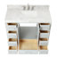 Ensemble de meuble-lavabo simple Cambridge-110870683-134281923-134281924