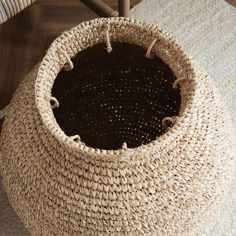 Remi Woven Vase Small, 16.50" H x 14.50" W x 14.50" D