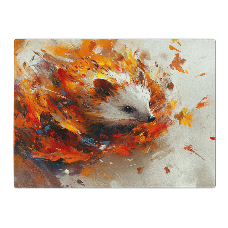Hedgehog Vol.2  Glass Chopping Board