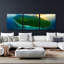«Green Seychelles» par Epic Portfolio, art mural en verre acrylique, ensemble de 3 pièces-214812516