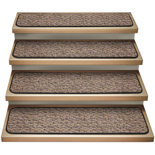 Tapis d'escalier noir